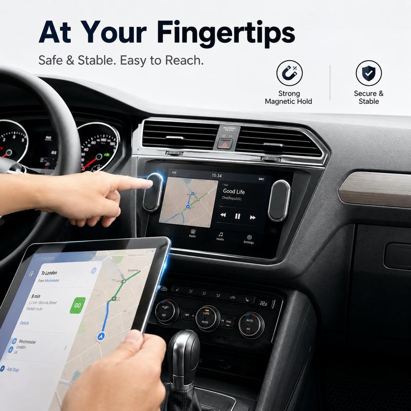 360° Magnetic Car Phone Holder – 2/3 Pack