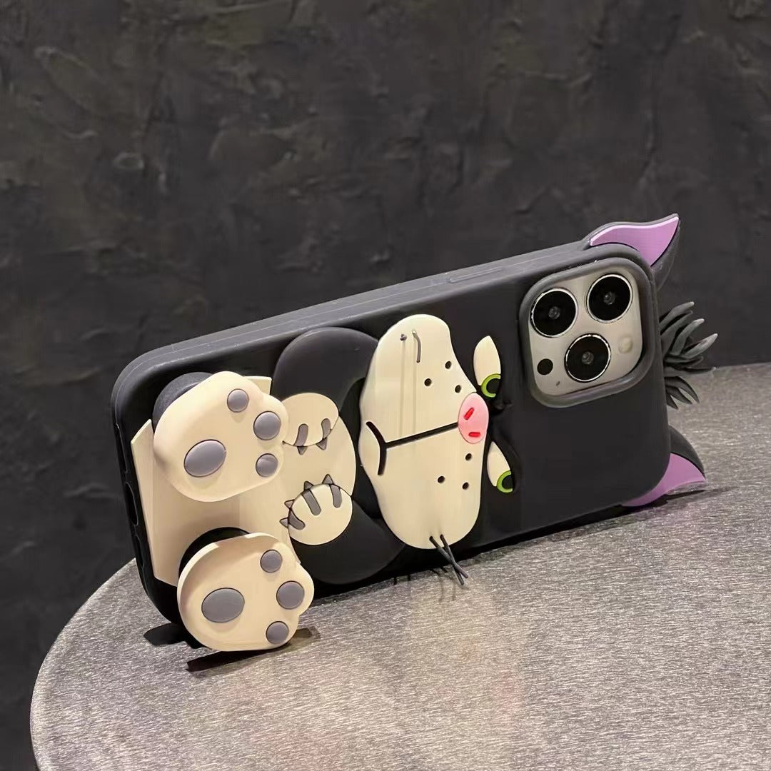 🐱 Diseño de dibujos animados para funda de teléfono con un lindo gato