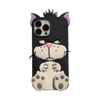 🐱 Diseño de dibujos animados para funda de teléfono con un lindo gato