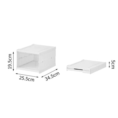 Estante para Zapatos Plegable de 6 Niveles - Almacenaje Apilable para Recibidor, Dormitorio o Armario